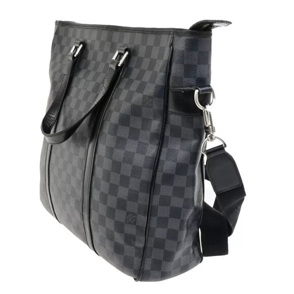 LOUIS VUITTON Tadao 2Way Shoulder Hand Bag Damier Graphite BK N51192 10ED499 - Picture 9 of 16